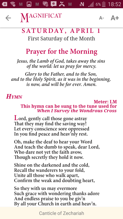Magnificat Magnificat App Us Android